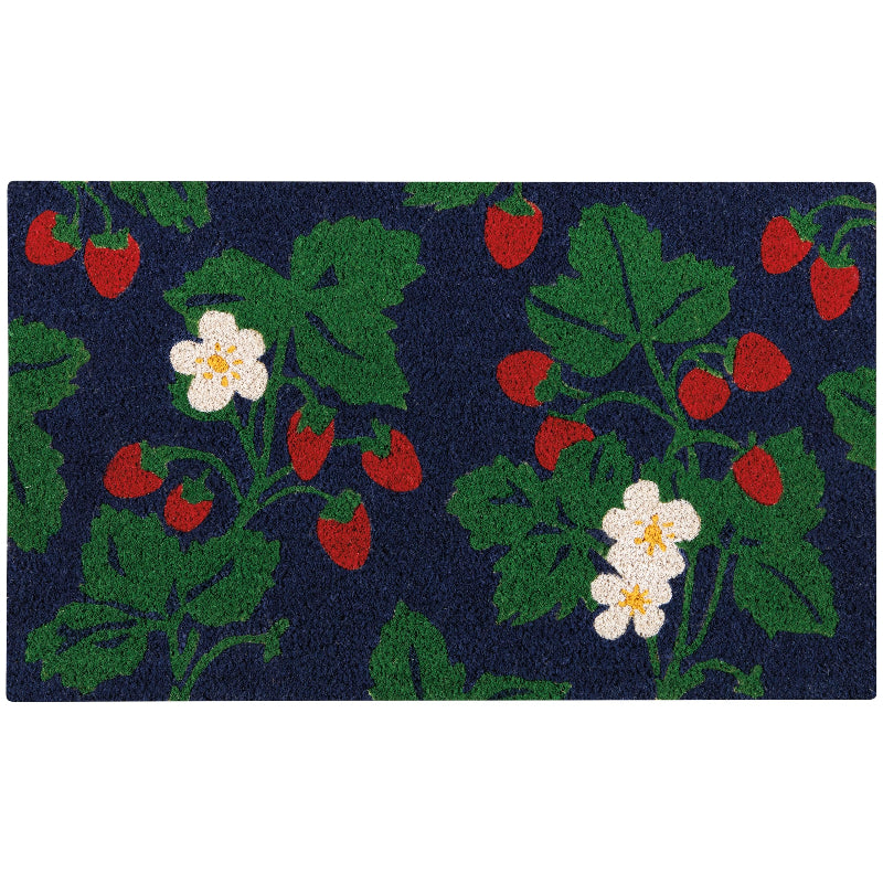 Bee Garden Coir Folk‑Art Doormat