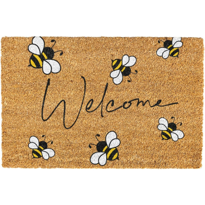 Colorful Bee Non‑Slip Welcome Doormat