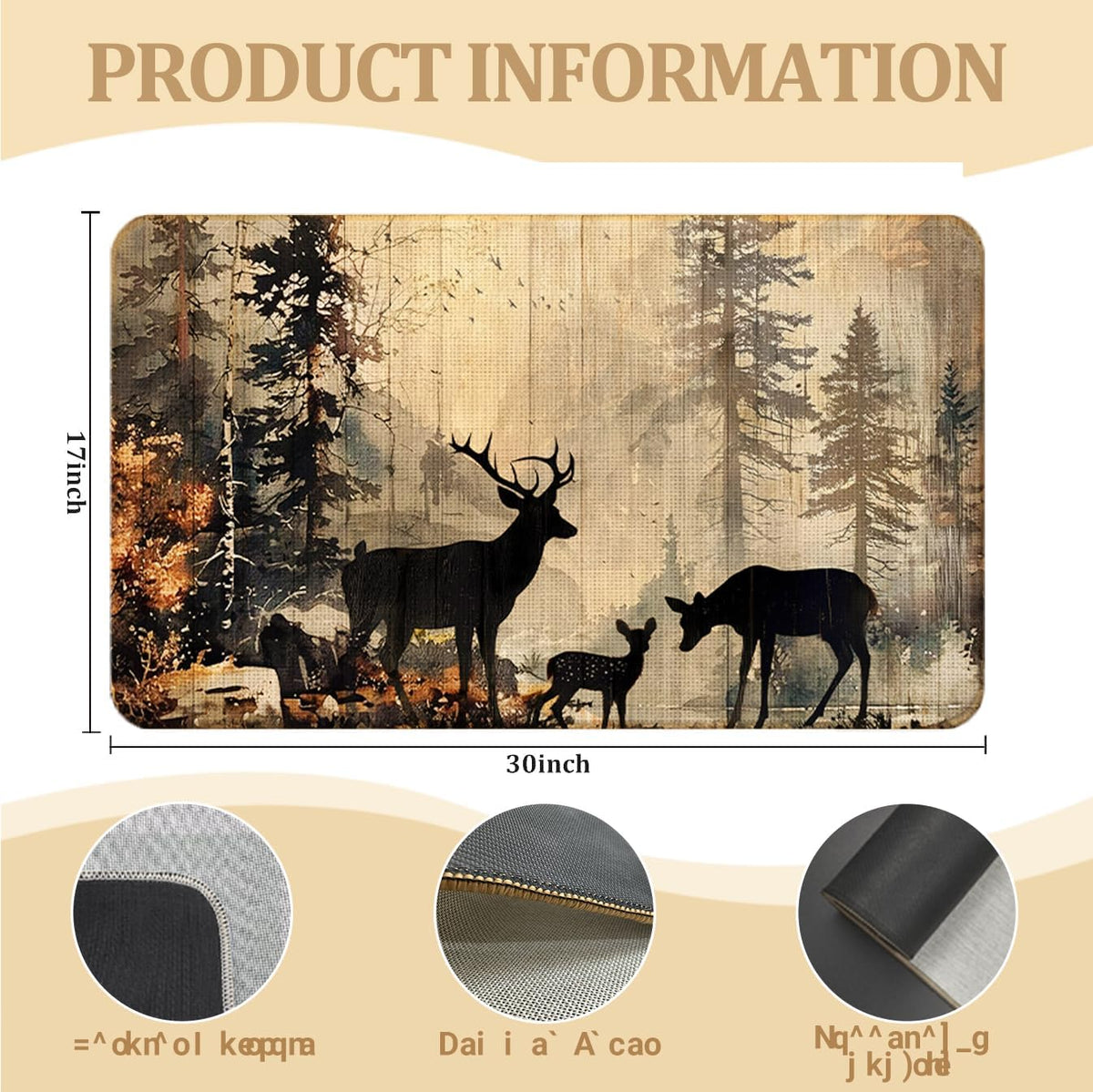Farmhouse Nature Welcome Doormat