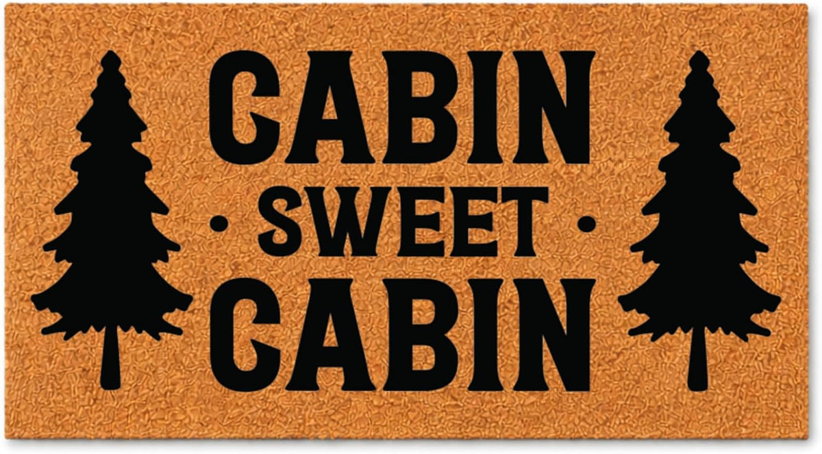 Rustic Forest Welcome Doormat