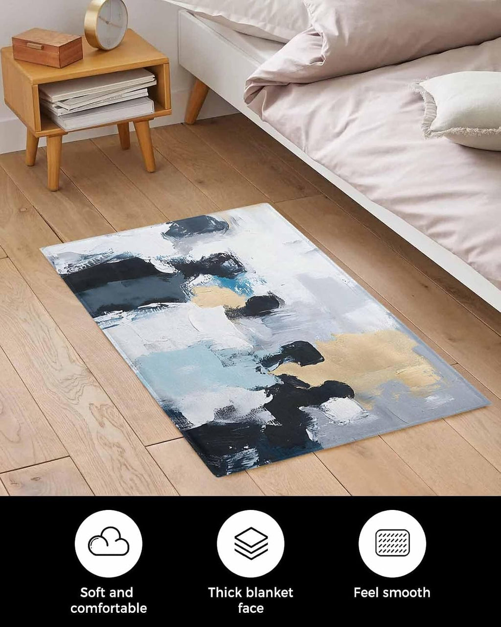 Luxury Plush Non‑Slip Bath Rug