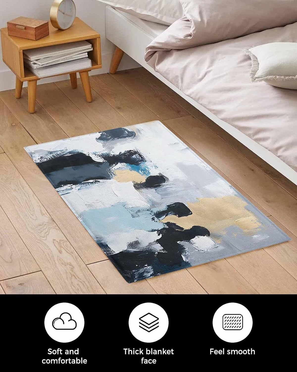 Luxury Plush Non‑Slip Bath Rug