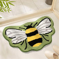 Cartoon Bee Fluffy Non‑Slip Absorbent Bath Rug