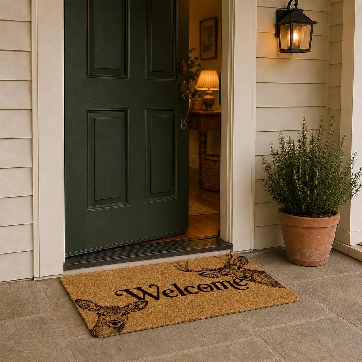Woodland Deer Welcome Doormat