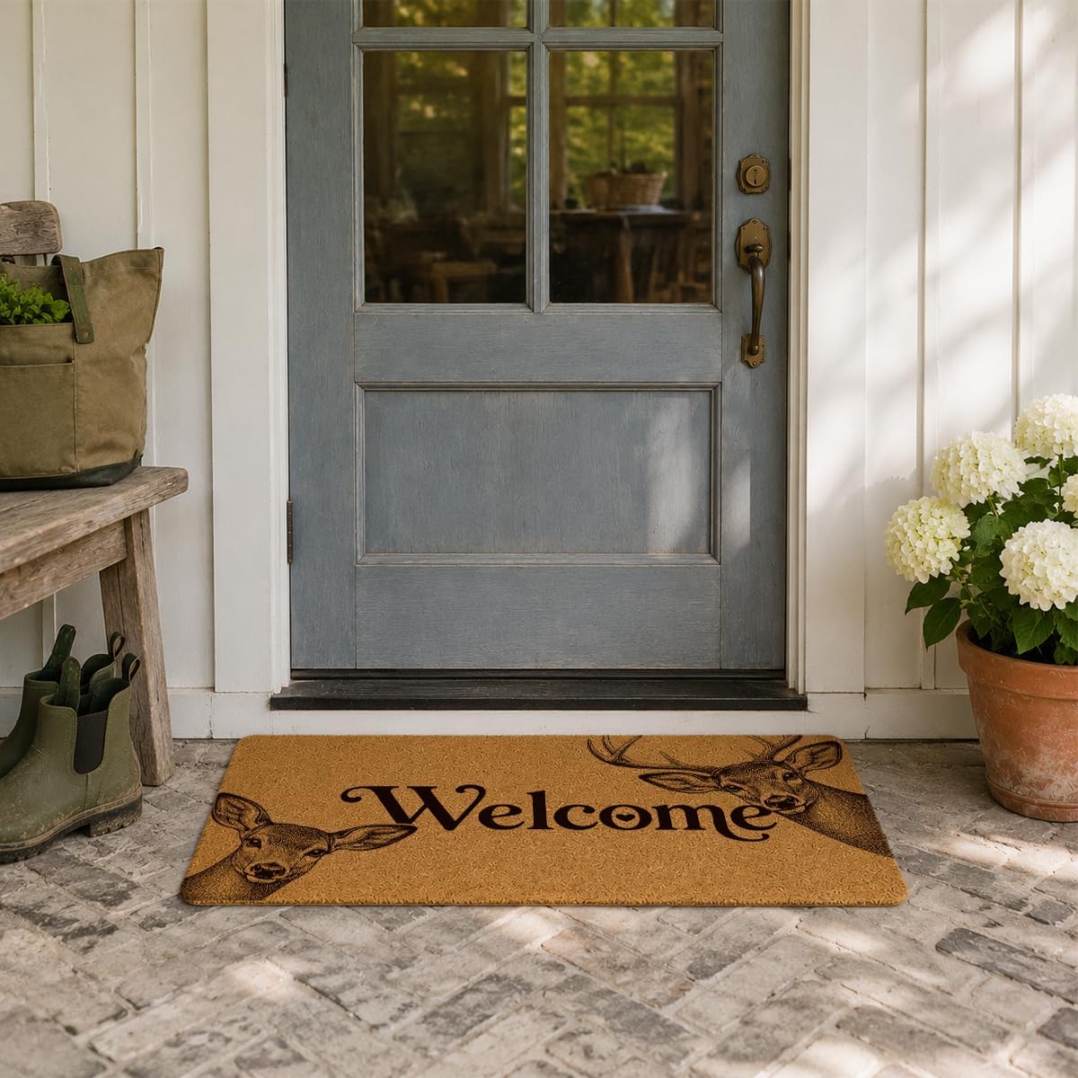 Woodland Deer Welcome Doormat