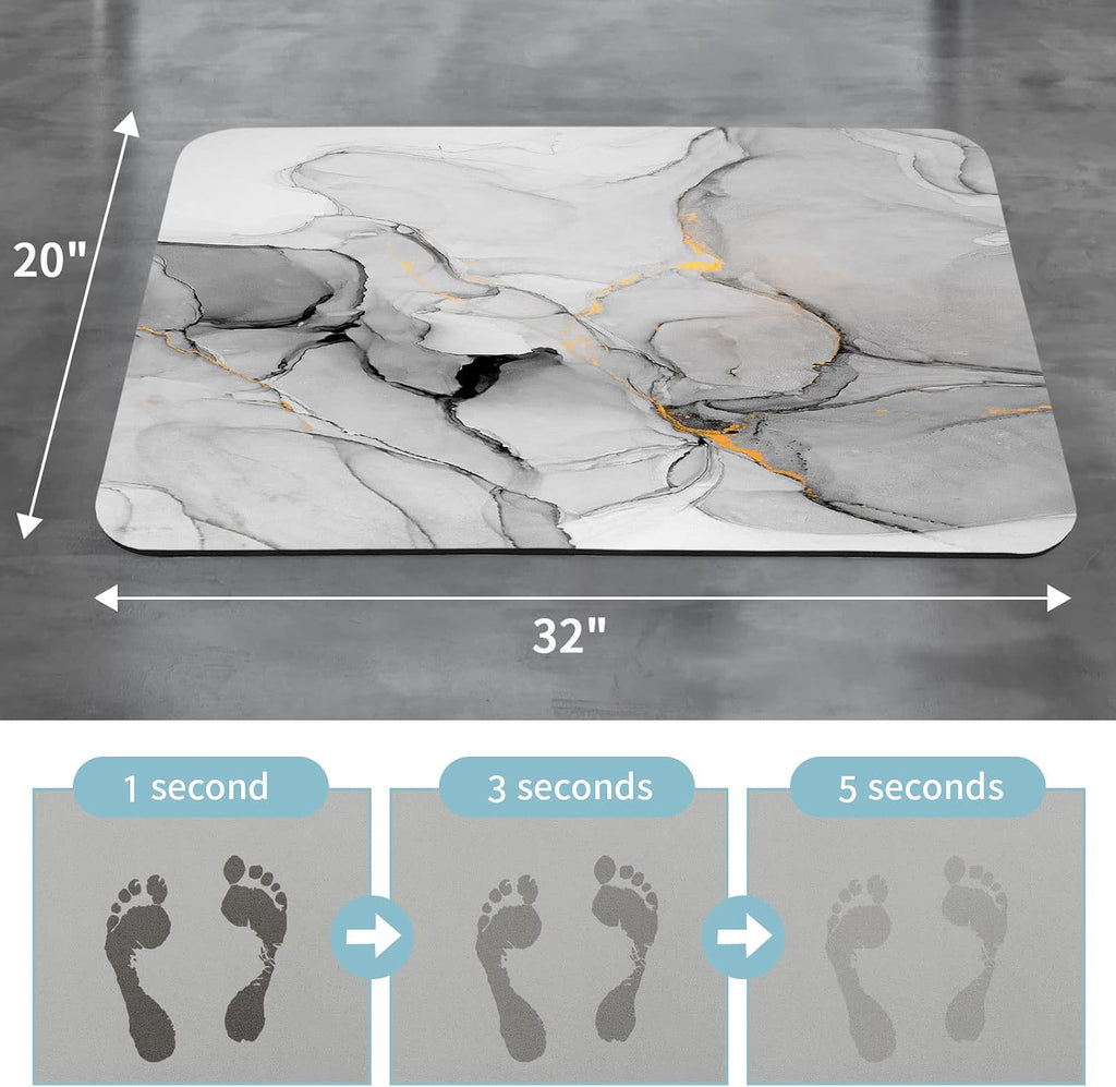 Super‑Absorbent Non‑Slip Thin Bath Rug