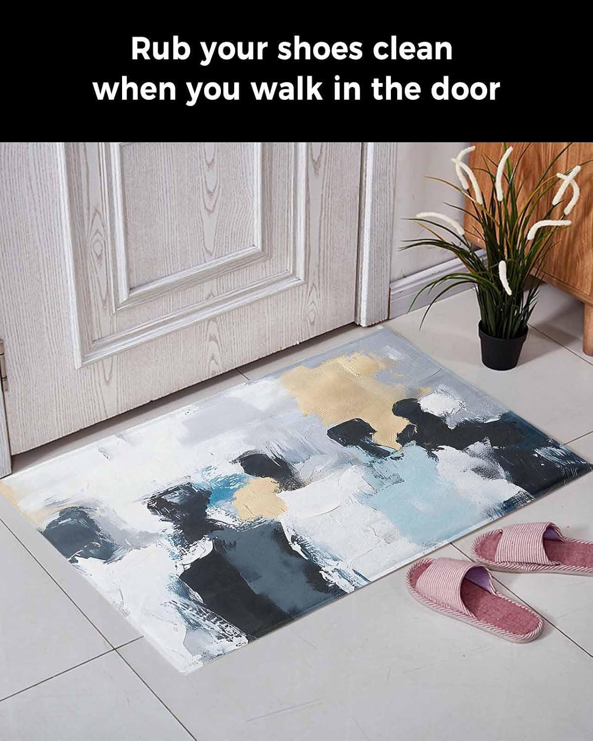Luxury Plush Non‑Slip Bath Rug