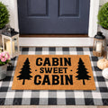 Rustic Forest Welcome Doormat
