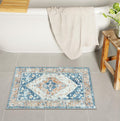 Boho Vintage Non‑Slip Shaggy Bath Rug