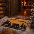 Black Bear Coir Welcome Doormat