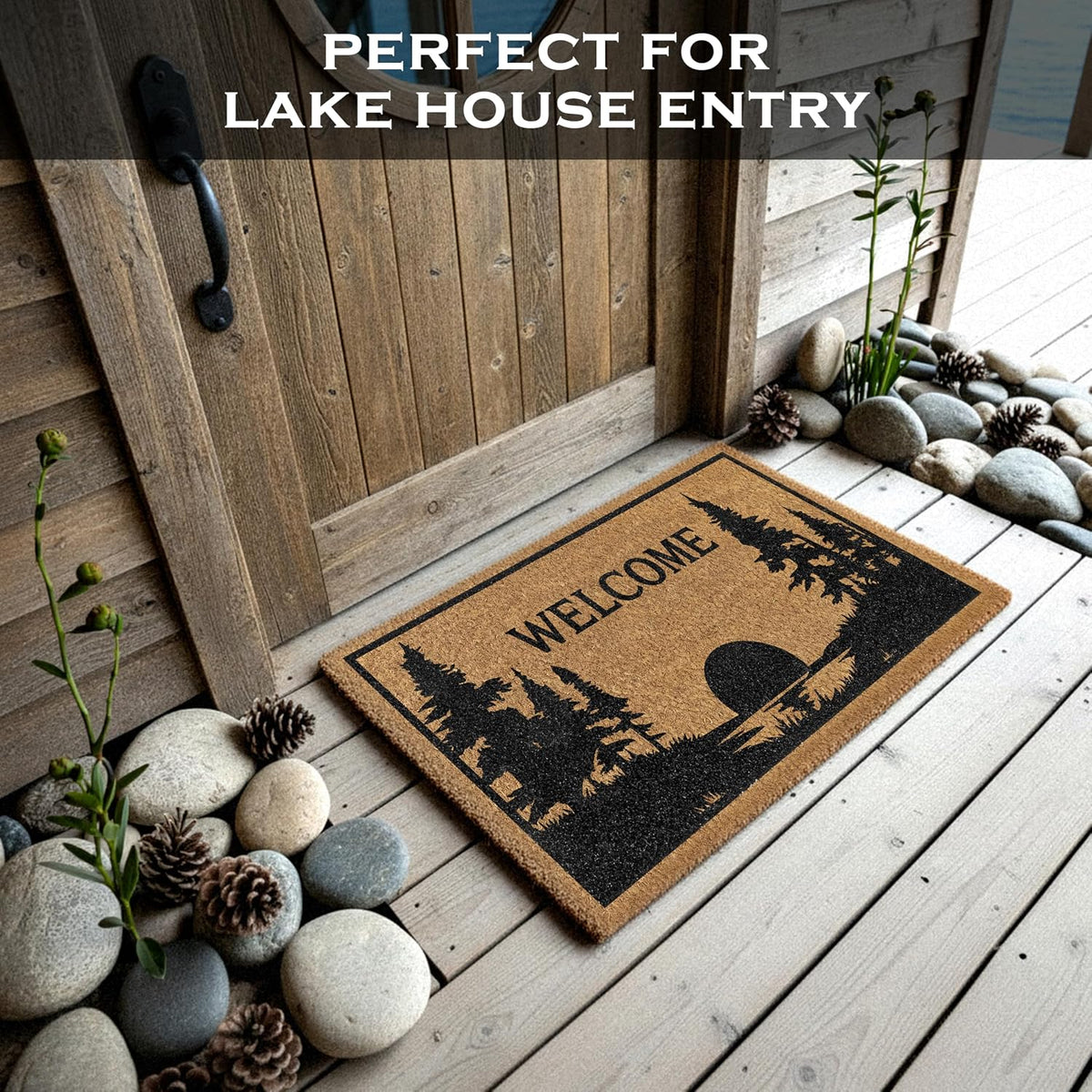 Coir Farmhouse Welcome Doormat