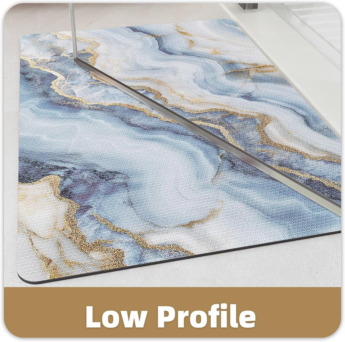 Coastal Quick‑Dry Washable Bath Rug