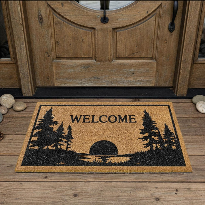 Coir Farmhouse Welcome Doormat